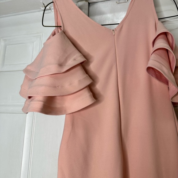 Beautiful pink Women Bodycon with ruffle - Picture 8 of 12